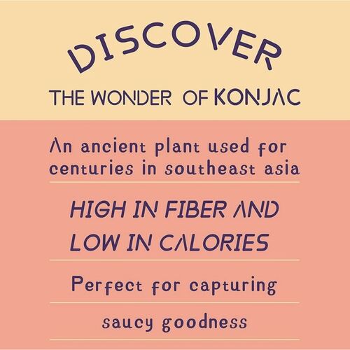 YUHO Konjac Noodles - Spaghetti, Fettuccine & Rice Shape  (8 Packs) - 1.52 Kg