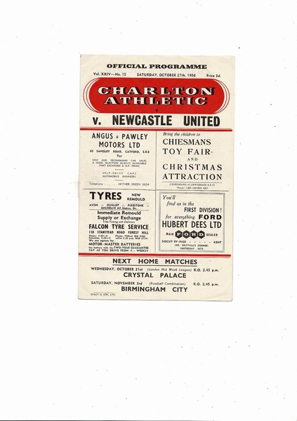 More Football Programmes being listed today