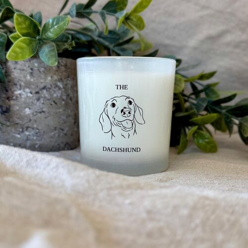 The Dachshund Candle