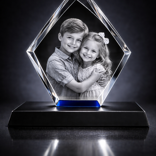 The Super Large 3D Jura Colour Iceberg Crystal