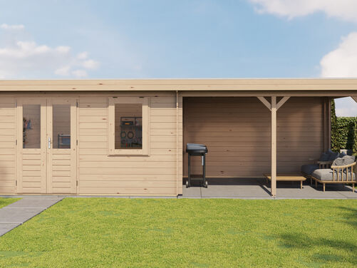 400cm x 300cm + 400cm Veranda