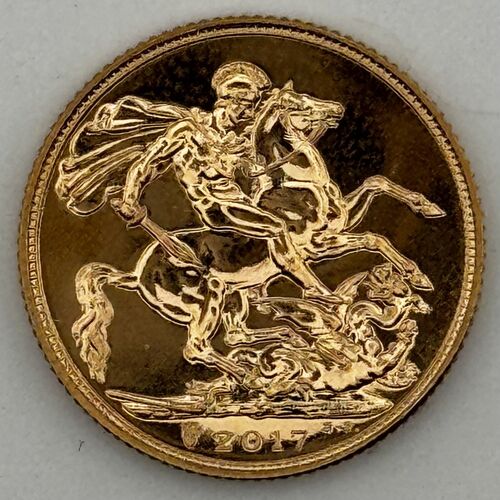 2017 QE11 full gold sovereign