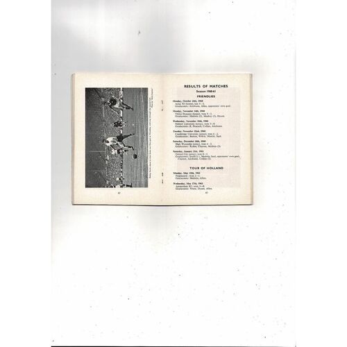 Tottenham Hotspur Football Handbook 1961/62