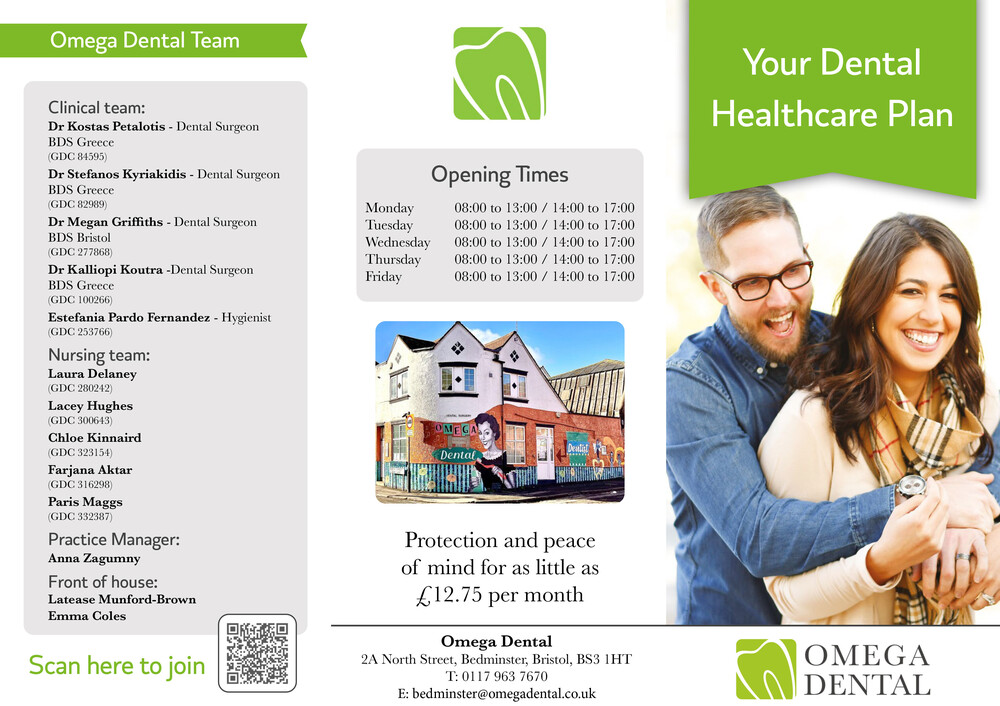Fees &amp; Plans | Omega Dental Partnership