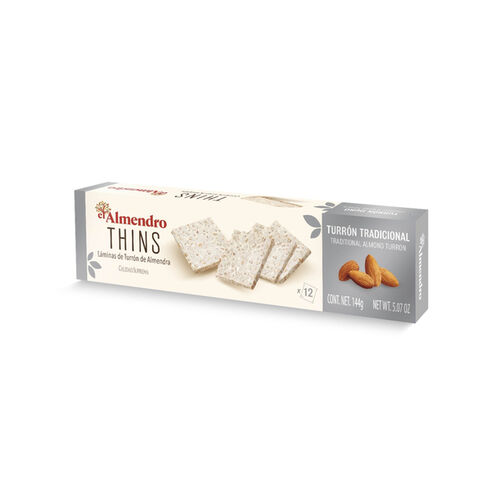 Almendro Crunchy Almond Thins - Turron 144g