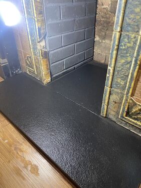 1920s fireplace refurbish. | Muscle Stone &amp; Brick Solutions | Stonework masonry builder -Reponiting-repair Cardiff | Brickwork builder -repointing -repair-Cardiff | Garden walls-extensions-patios-garages-porches-garden kitchen ovens-home structural repairs-BBQ.cardiff