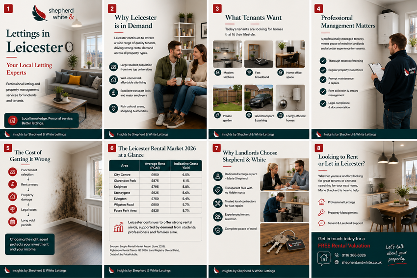 Lettings in Leicester – Shepherd &amp; White, Letting Agents