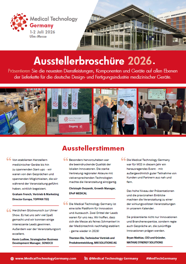 Ausstellerprospekt & Buchung 2026