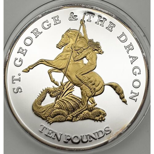 2009 silver proof 5 ounce St George & the Dragon