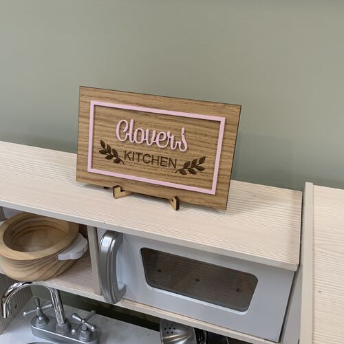 Play Kitchen Sign