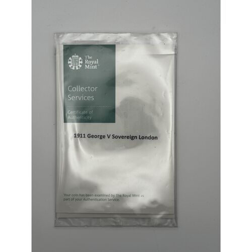 1911 George V full gold sovereign