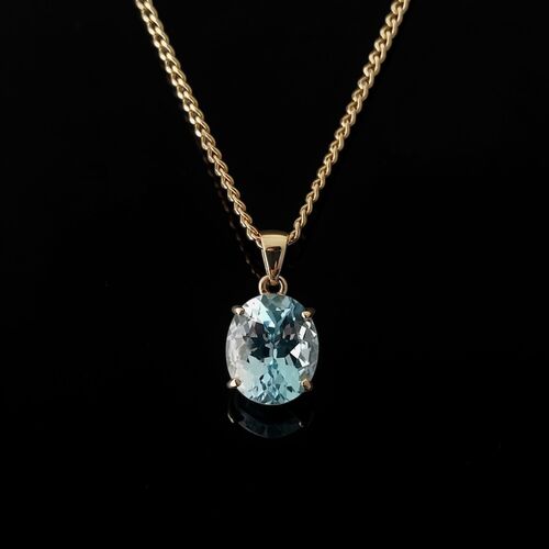 Aquamarine pendant