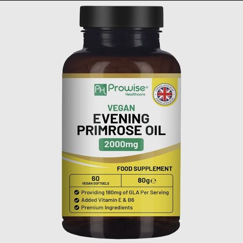 Powise Evening Primrose Oil 2000mg 60 Sofgels