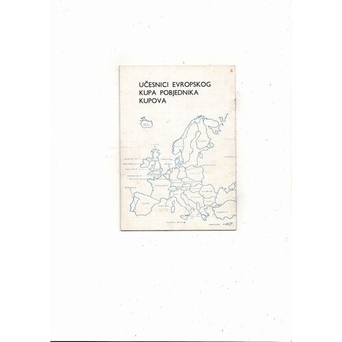 Hajduk Split v Tottenham Hotspur European Cup Winners Cup Programme 1967/68
