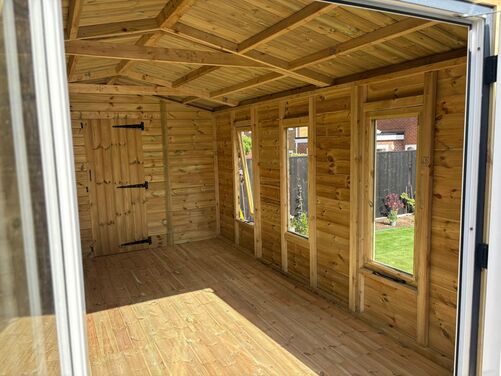 #PVC094 18x10 Apex Summer House