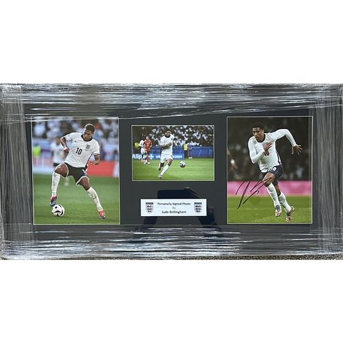 Jude Bellingham 3-in-1 Signed Montage