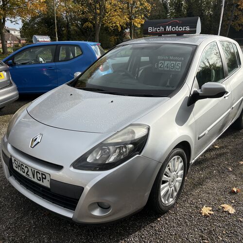 2012 (62) RENAULT CLIO 1.1 PETROL MANUAL 5 DOOR