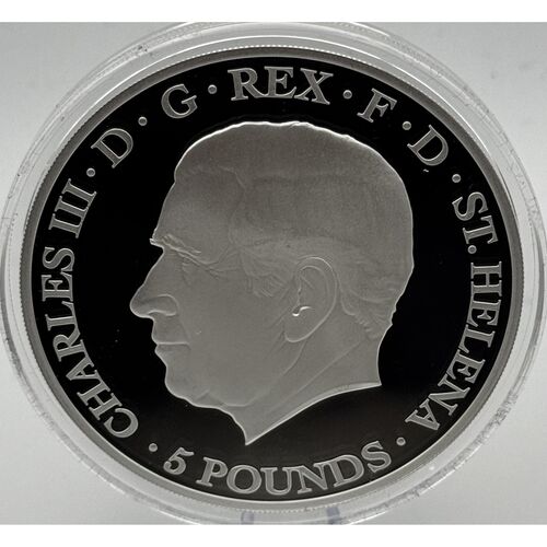 Stunning 2024 Una & the Lion 5 ounce silver proof coin