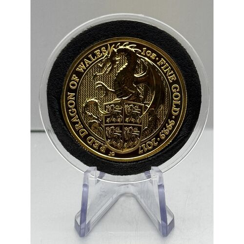 2017 Queens beasts one ounce gold coin