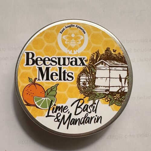 Beeswax Melts  LIME BASIL & MANDARIN
