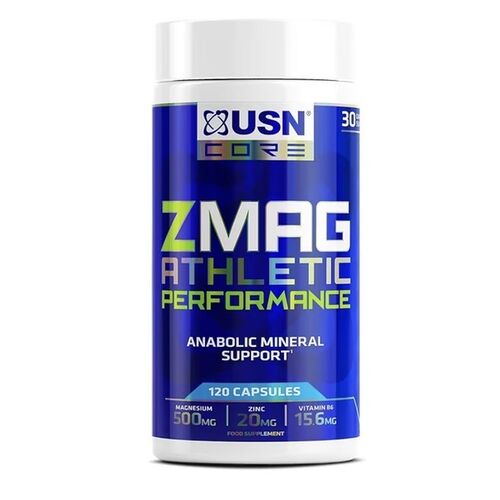USN Core ZMag Athletic Performance 120 Capsules –ZMA Zinc & Magnesium for Performance & Recovery