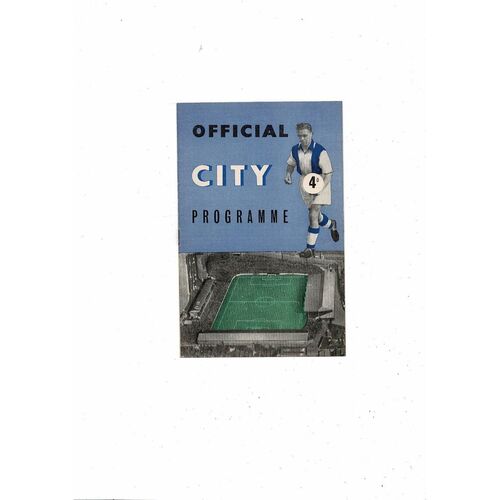 1957/58 Coventry City v Plymouth Argyle Football Programme