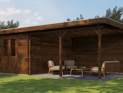 300cm x 400cm + 400cm Veranda