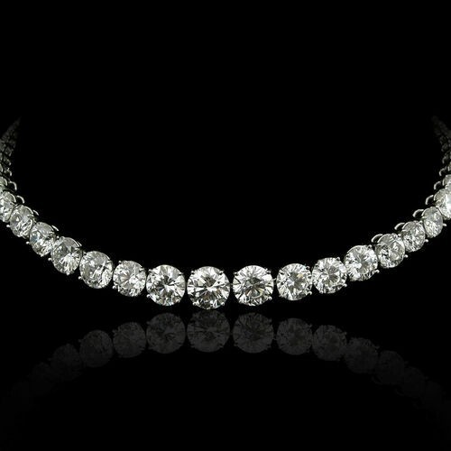 Silver Zirconia Tennis Chains