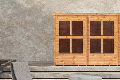 Pent Potting Shed (Single Door) 4x4