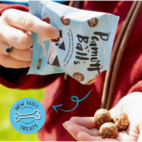 Case of Peamutt Butter Balls Dog Treats 10 x 45g