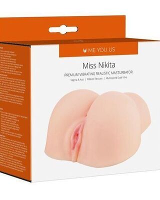 Me You Us Miss Nikita Premium Vibrating Realistic Masturbator Flesh