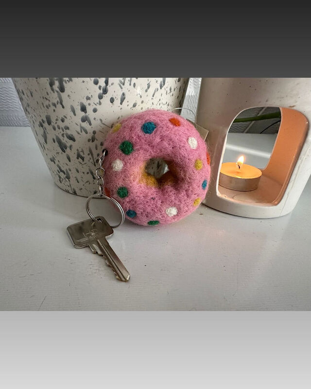 Donut keyring