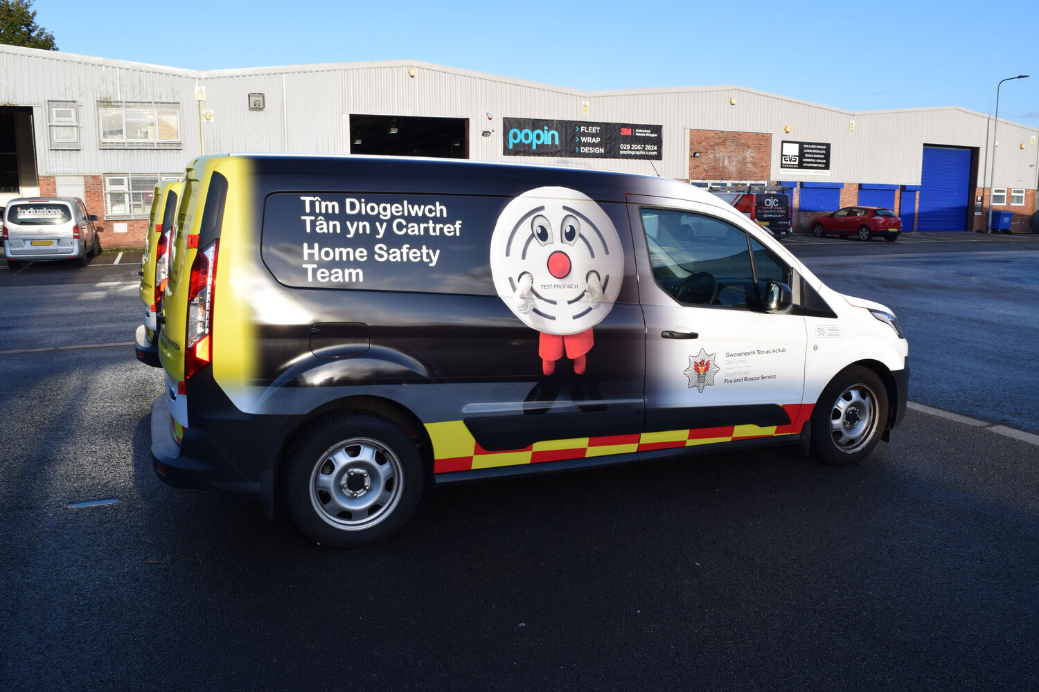 South Wales Fire & Rescue Services - 2x Ford Transit Connect