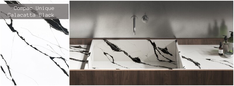 Compac Unique Calacatta Black