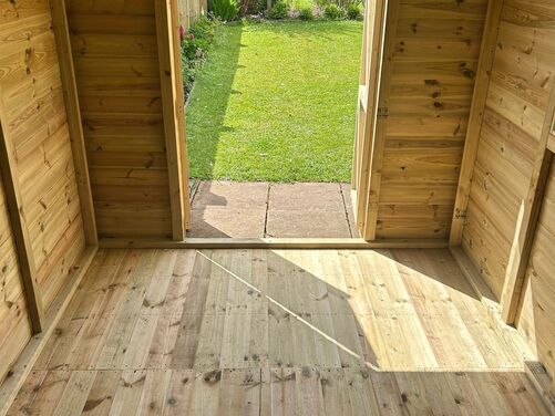 #P082 12x8 Pent Shed