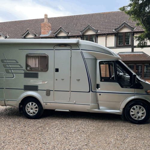 2006 Hymer Van 522 Fixed Bed Motorhome Silver Ford Transit LHD - 1 Owner 16yrs