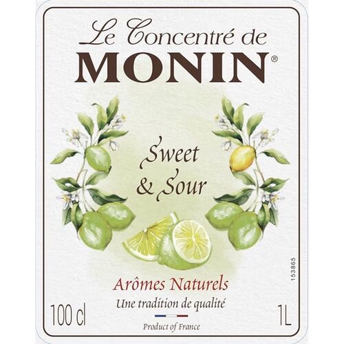 Sweet & Sour Syrup by Monin 1L