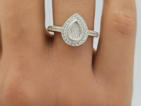 Memorial Ashes Ring - Eternal Light