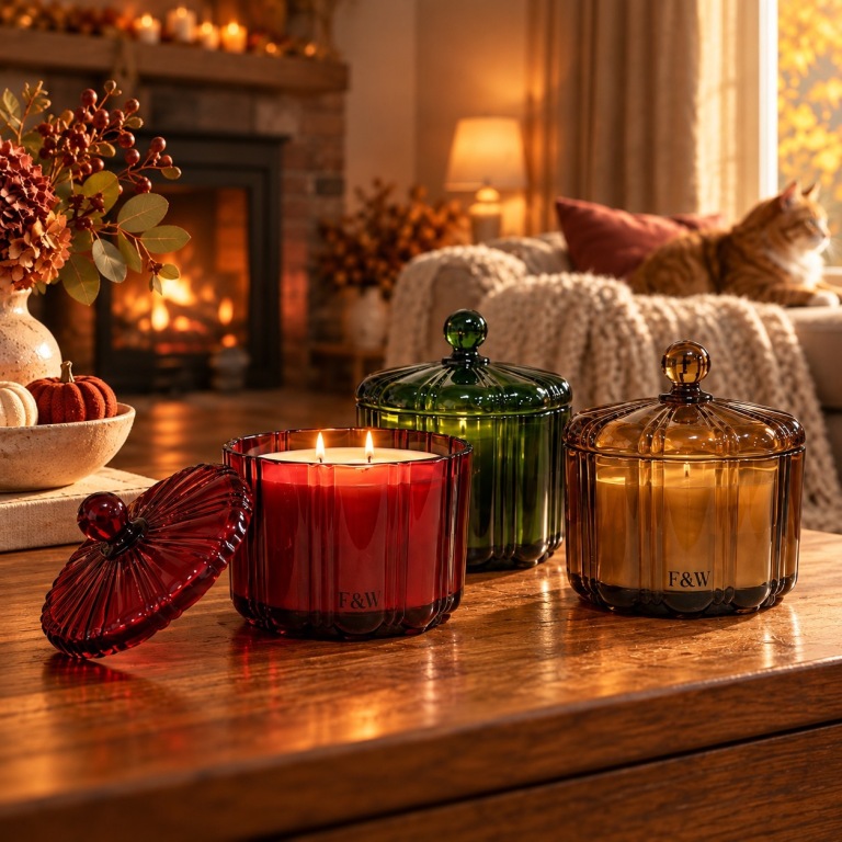 cosy, autumn, candles, pet safe candles, pet friendly candles, 