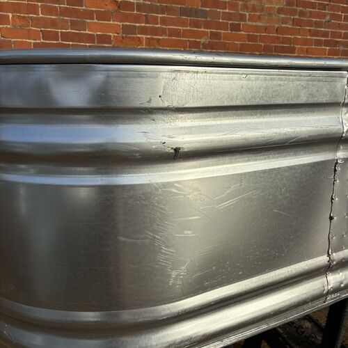 6ft oval stock tank wide version