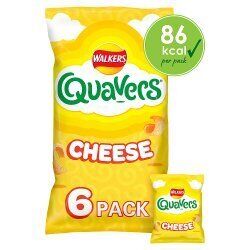 Walkers Quavers Crisps 6pk