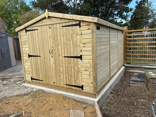 14x10 Apex Garage Shed