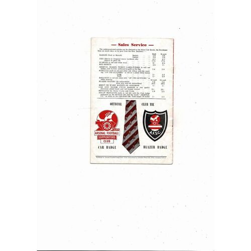 Arsenal Gunflash Magazine Vol 4 No. 40 April 1953
