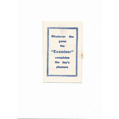 1956/57 Huddersfield Town v Burnley FA Cup Football Programme