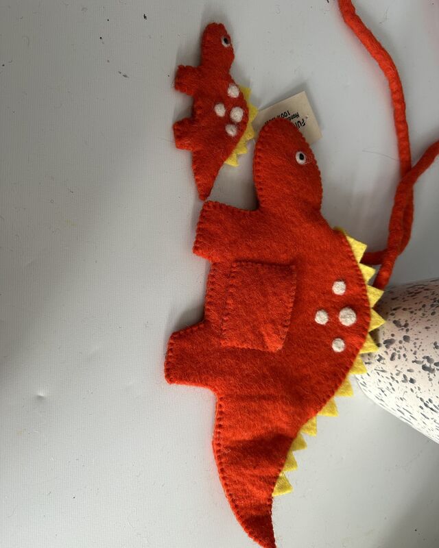 Dinosaurs puppet bag