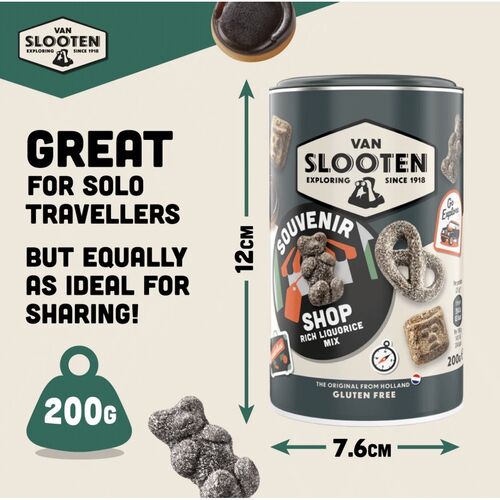 Van Slooten Souvenir Shop Rich Liquorice Mix 200g