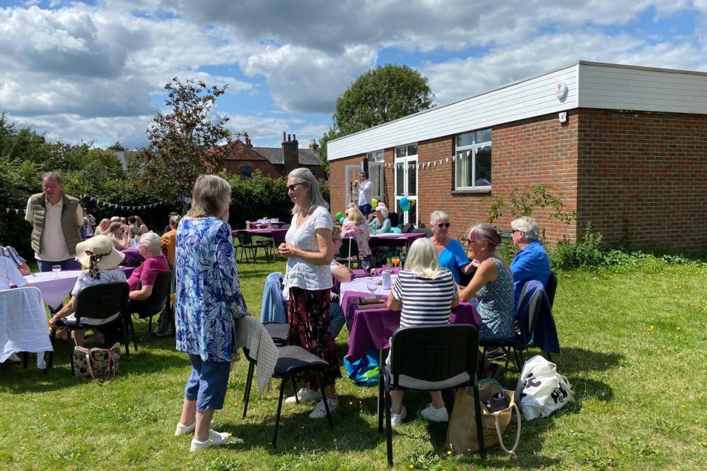 Book The Henfield Hall Garden | The Henfield Hall | Henfield Hall Venue Sussex | Henfield Hall Garden Room Sussex | Village Hall Garden Sussex