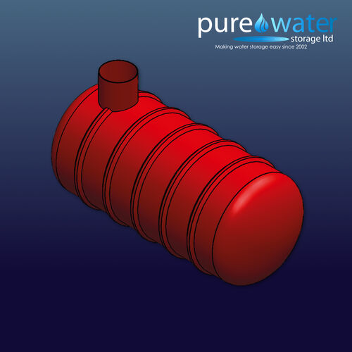 PU-F-10000-HVY Underground Fire Water Tank 10000L (Heavy Duty)