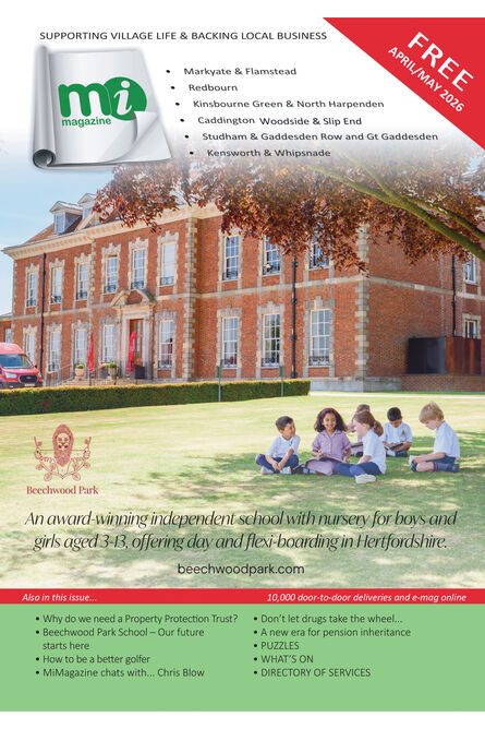 Latest Issues | MiMagazine | Trade and Services Magazine Luton | Community Quality Magazine Harpenden | Leaflets door-to-door Redbourn