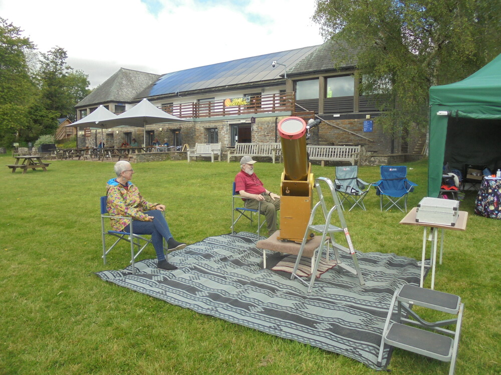SAFE solar viewing Bannau Brychieniog June 22 nd 2024